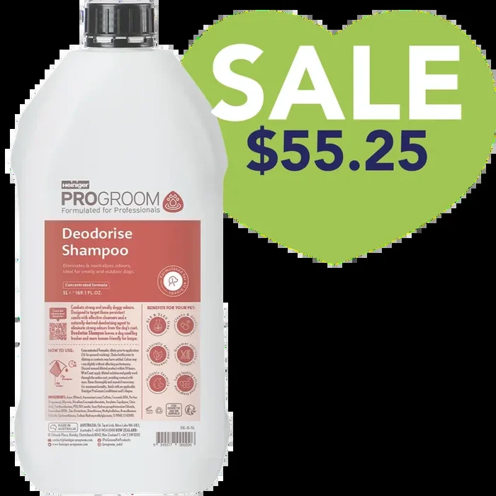 Deodorise Shampoo 5 Litre by Heiniger ProGroom
