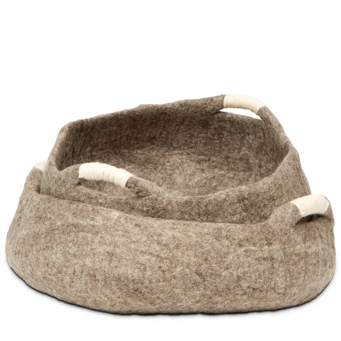 Dharma Dog Karma Cat – Wool Handle Basket