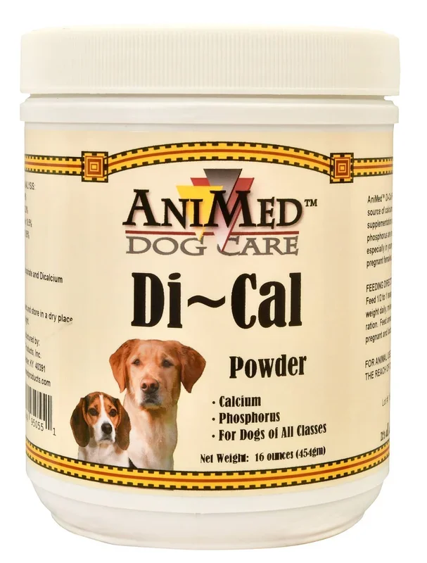 Di-Cal for Dogs Calcium & Phosphorus Powder Supplement, 16 oz
