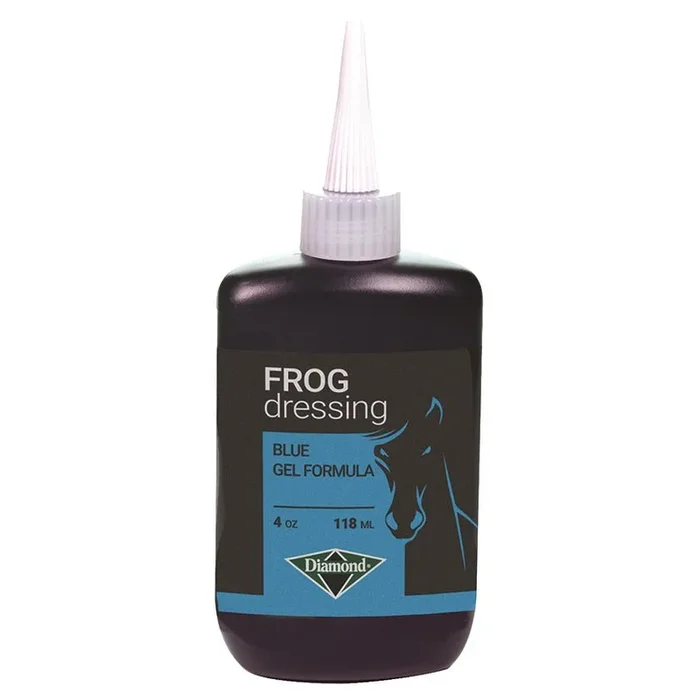 Diamond Frog Dressing, Blue Gel – Hoof Thrush Treatment for Horses, 4 oz