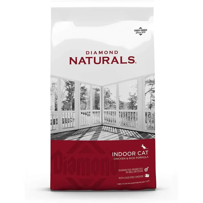 Diamond Indoor Cat Dry Cat Food – Chicken & Rice – 6lb Bag