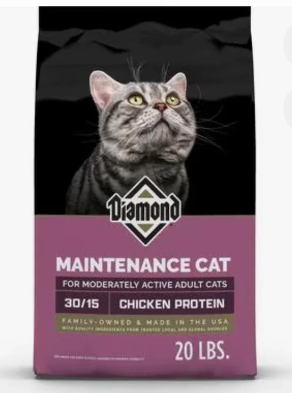 Diamond Maintenance 30/15 for Moderately Active Adult Cats Dry Food, 20-lb bag