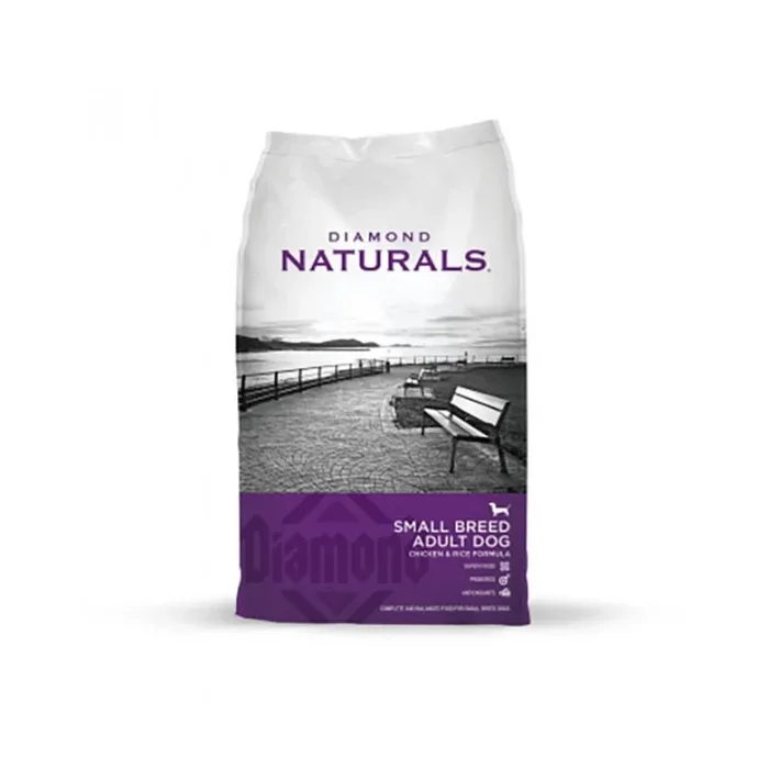 Diamond Naturals Small Breed Dry Dog Food – Chicken & Rice – 18lb Bag