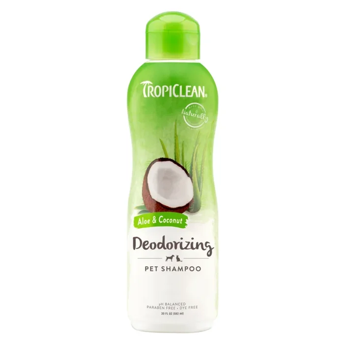 Dog & Cat Shampoo – Aloe & Coconut Deodorizing – 20 fl oz