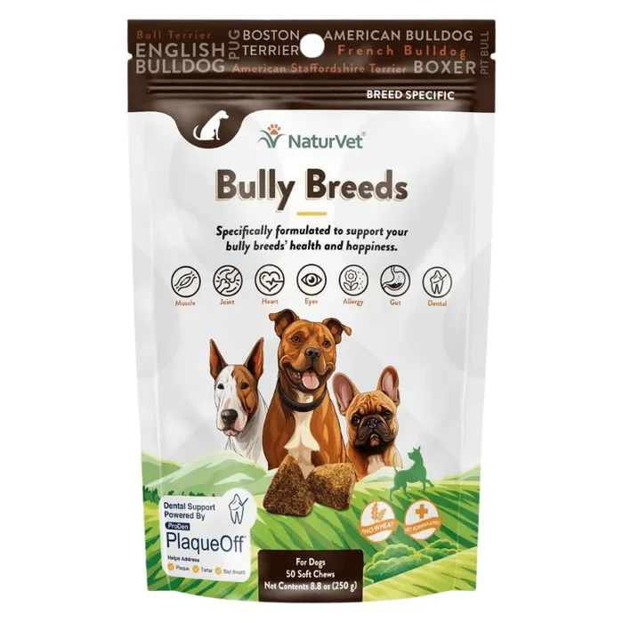 Dog Dental Care – BREED SPECIFIC – Bully Breeds – 50 soft chews