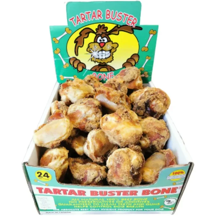 Dog Dental Chews – Petz Gourmet Tartar Buster Bone – Beef Knee Cap