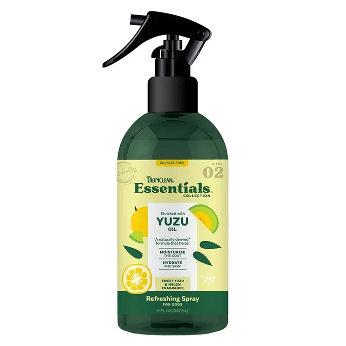 Dog Deodorizing Spray – ESSENTIALS – Yuzu Oil Refreshing – 8 fl oz