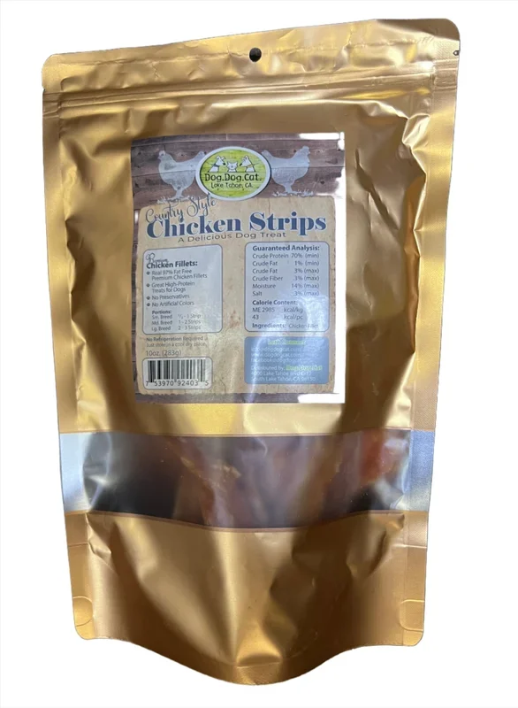 Dog Dog Cat Country Style Chicken Strips – 100% USA Product