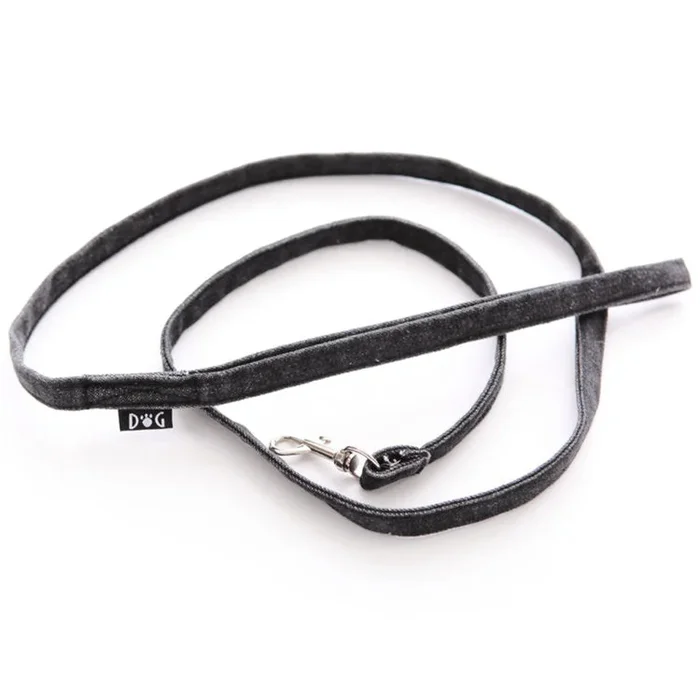 DOG IN THE CLOSET | Black Denim Leash