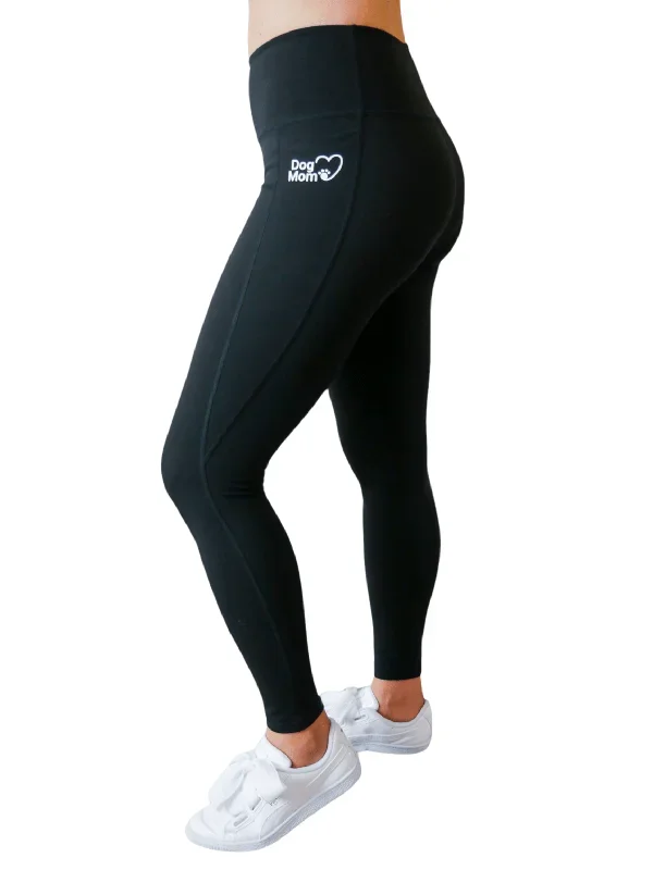 Dog Mom Everyday Leggings – Black