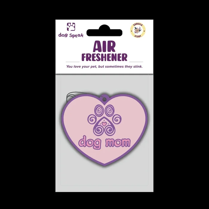 Dog Speak – Air Freshner – Dog Mom Heart