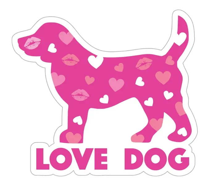 Dog Speak – Decal Love Dog