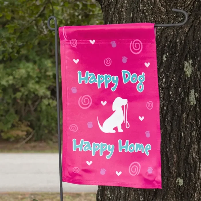 Dog Speak – Garden Flag Happy Dog Happy