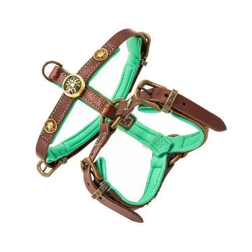 Dog with a Mission Leather Dog Harness-Rock