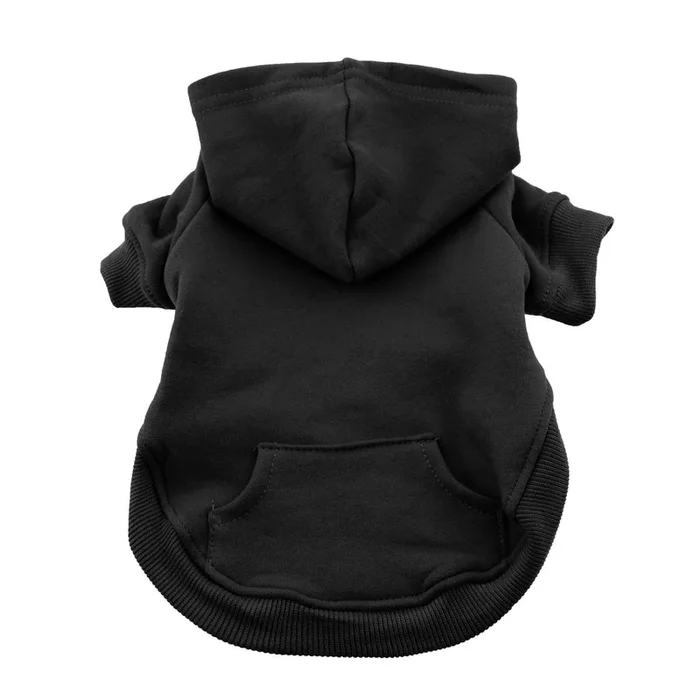 DOGGIE DESIGN Flex-Fit Dog Hoodie – Black