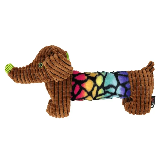 DogLine – Dachshund Dog With Moving Ears When Squeaked/Cord/Plush