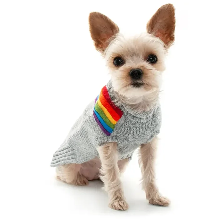 Dogo Pet – Sweater Turtleneck Rainbow