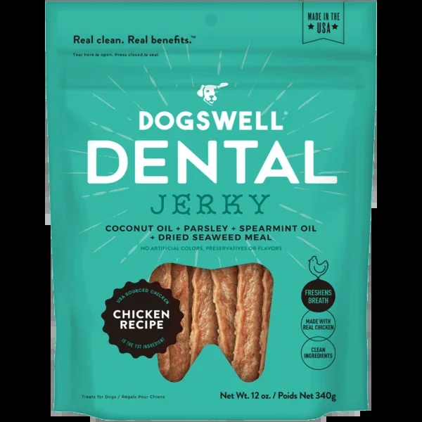 DOGSWELL® Dental Jerky Treats, Chicken Recipe