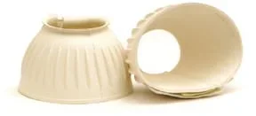Double Tape Ribbed Bell Boots, Pair