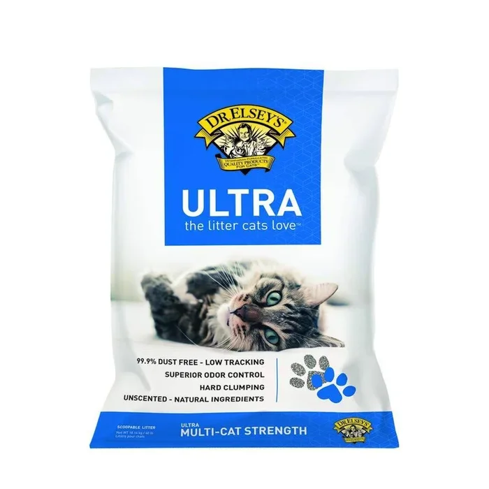 DR. ELSEY’S Ultra Clumping Clay Cat Litter 18lb