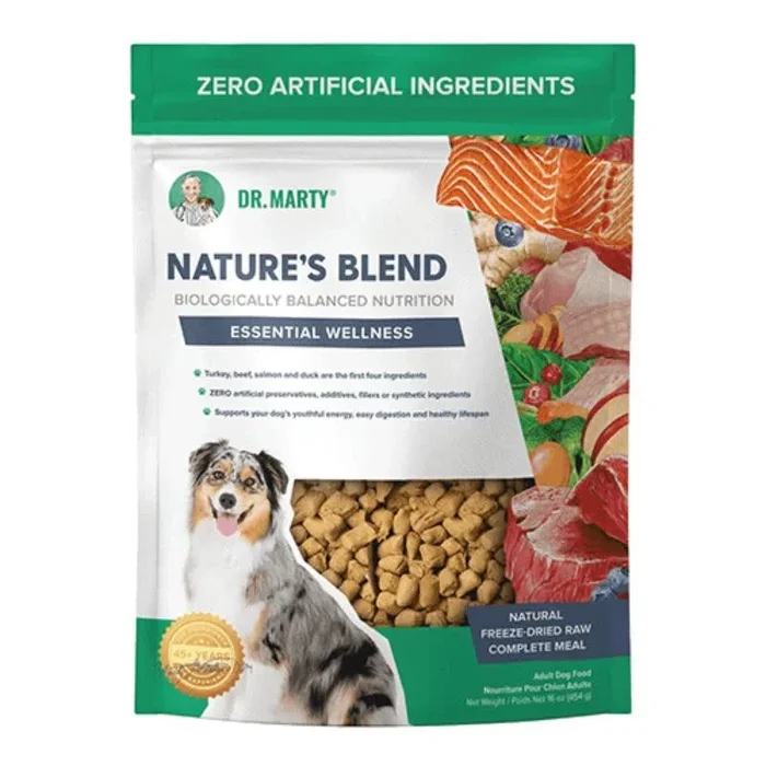 DR MARTY Dog Nature’s Blend Essential Wellness Freezedried 16OZ