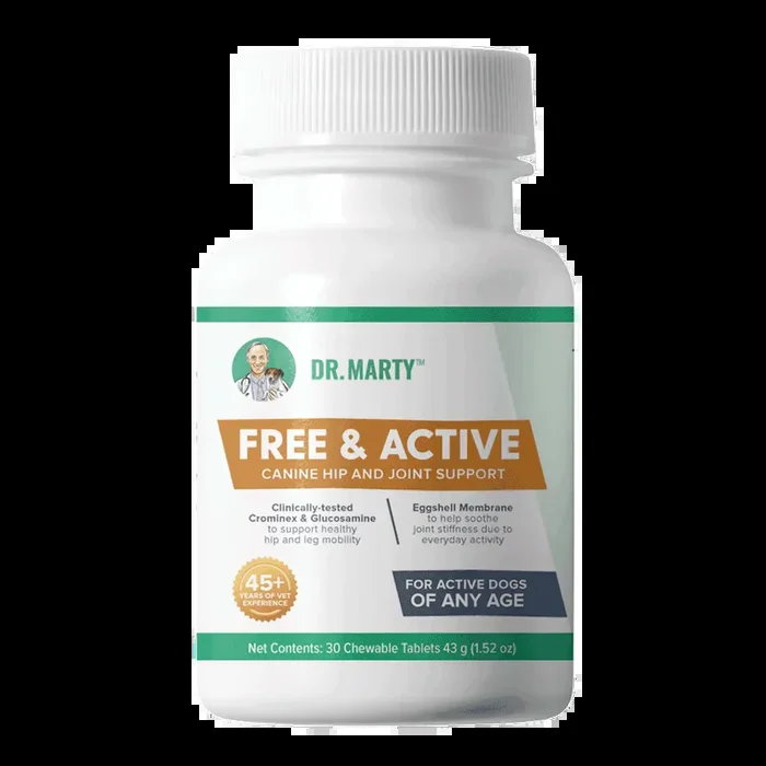 Dr. Marty Free & Active Hip and Joint Support Chewable Tablet