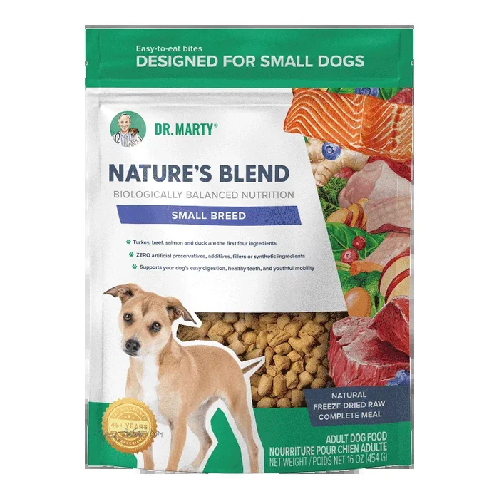 DR. MARTY Nature’s Blend Small Breed Freeze Dried Raw Dog Food