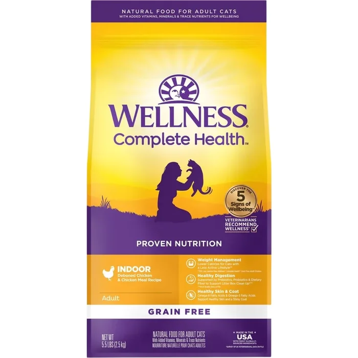 Dry Cat Food – COMPLETE HEALTH – Grain Free – Chicken – INDOOR Adult