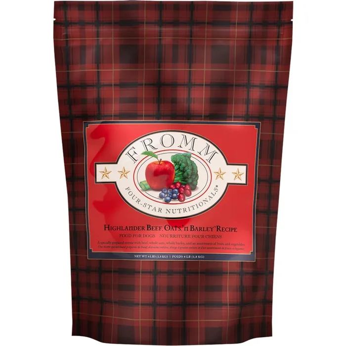 Dry Dog Food – FOUR STAR – Highlander Beef, Oats, ‘n Barley Recipe