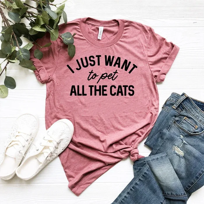 DT1344 I Just Want To Pet All The Cat