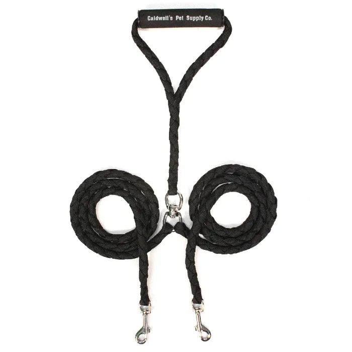 Dual Dog Leash – Black