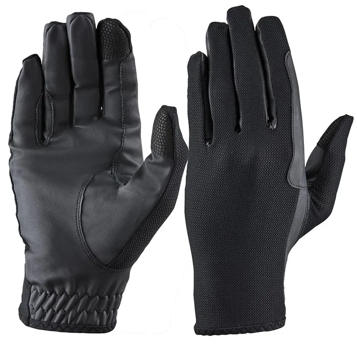 Dublin Pull On Cool Mesh Equestrian Riding Gloves