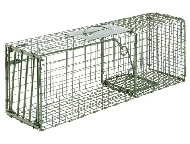 Duke Heavy-Duty Live Animal Cage Trap – Humane Steel Catch & Release Trap