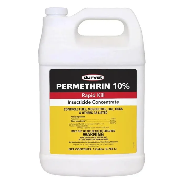 Durvet Permethrin 10% Concentrate Livestock 1 Gallon