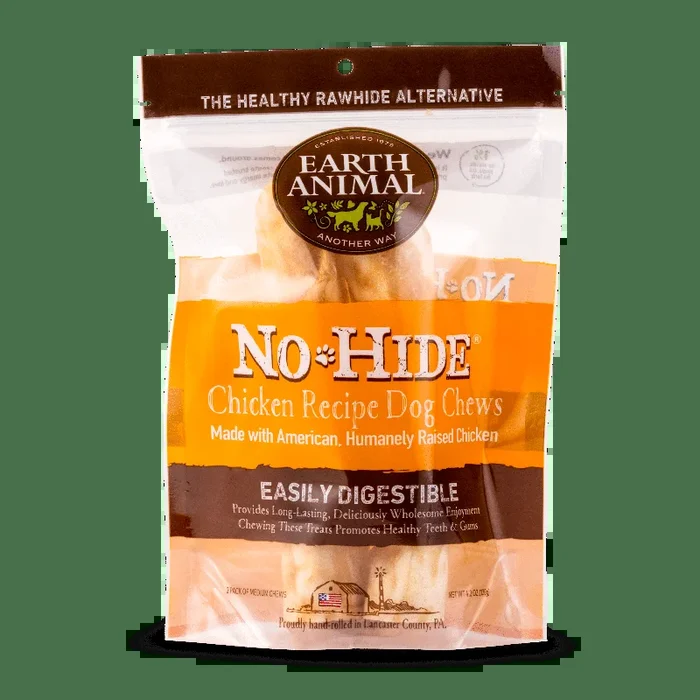 Earth Animal 2-Pack No-Hide Chicken Chew Dog Treats