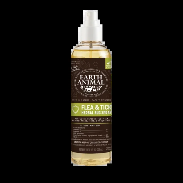 Earth Animal Flea & Tick Herbal Bug Spray for Dogs & People