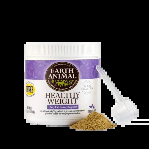 Earth Animal Healthy Weight Nutritional Supplement; 8- Oz Tub