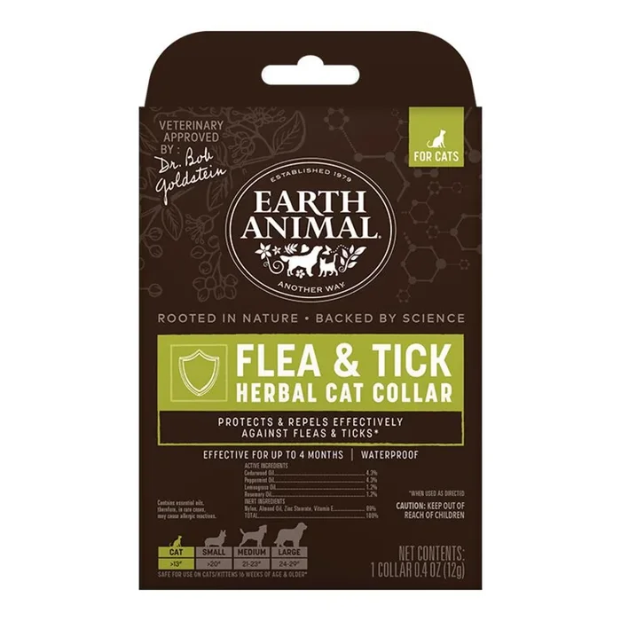 Earth Animal Herbal Flea/Tick Cat Collar