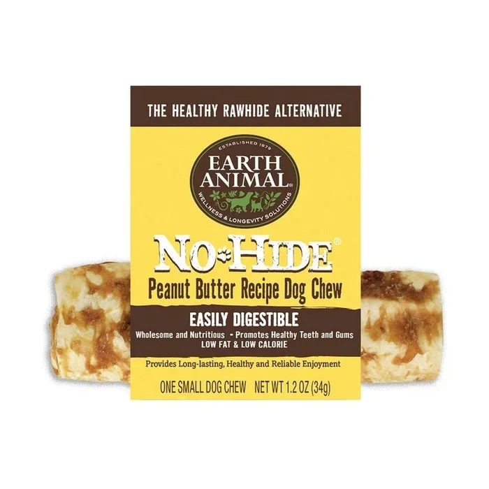 Earth Animal No-Hide Peanut Butter Chew 4″