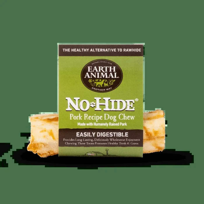 Earth Animal No-Hide Pork Chew Small Dog Treats
