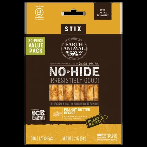 Earth Animal No-Hide® Peanut Butter Stix