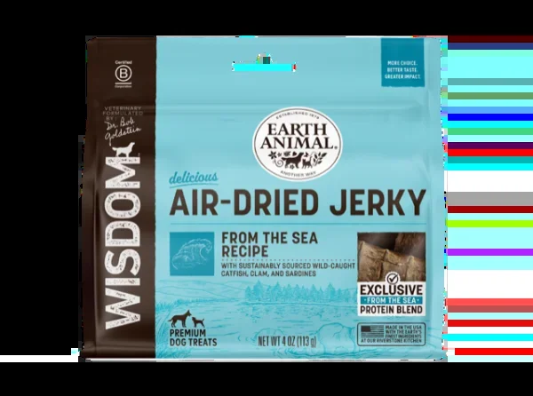 Earth Animal Wisdom™ Air-Dried From the Sea Recipe Jerky Dog Treats
