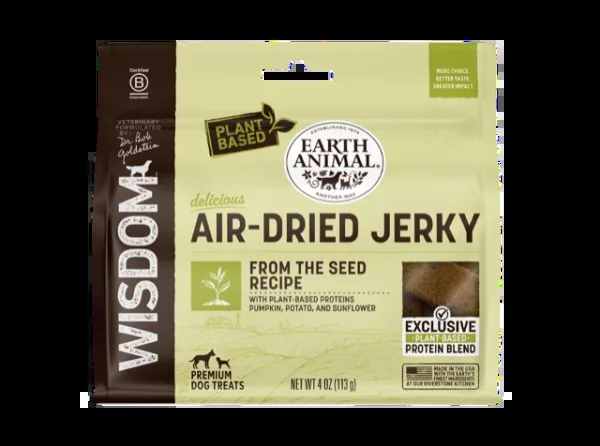 Earth Animal Wisdom™ Air-Dried From the Seed Recipe Jerky Dog Treat