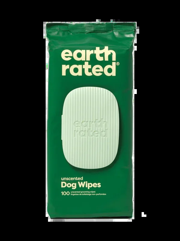 Earth Rated 100 Certified Compostable Dog Grooming Wipes – Unscented