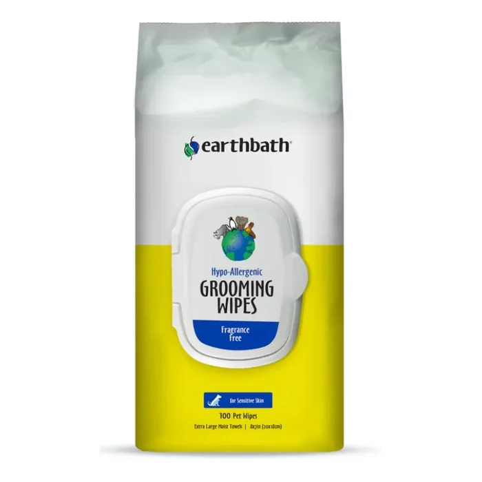 Earthbath – Grooming Wipes Hypoallergenic