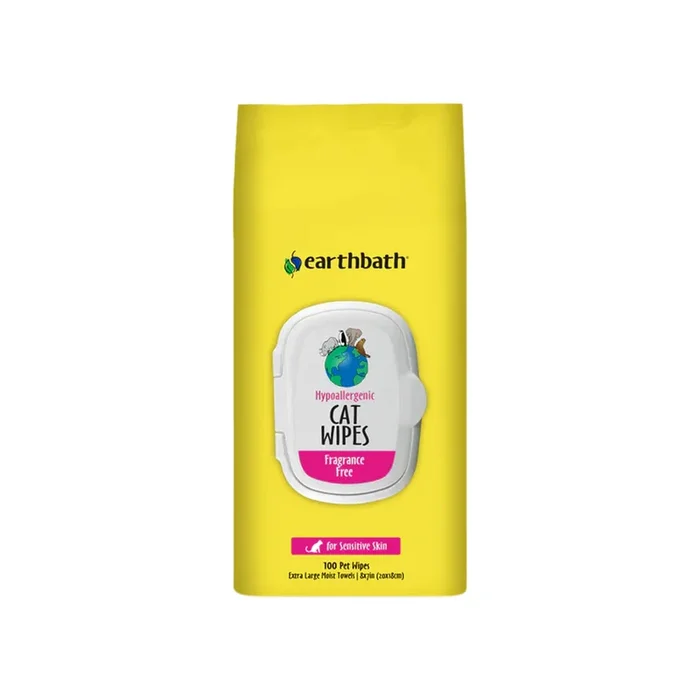Earthbath Hypo-Allergenic Cat Cleaning Wipes