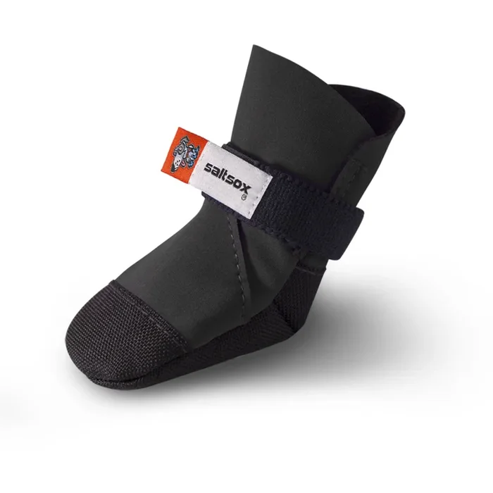 Eco-Friendly SaltSox – Winter Dog Boots, Blizzard Black