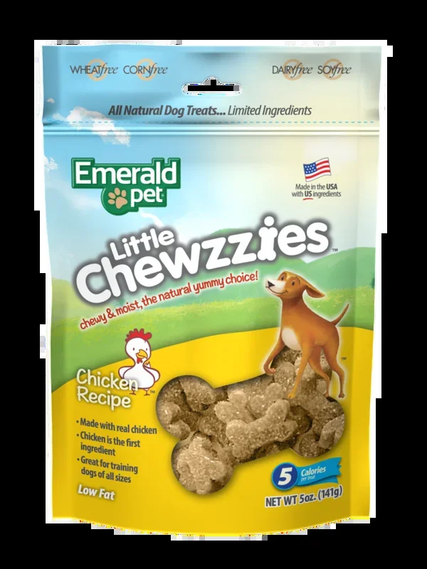 Emerald Pet Little Chewzzies Chicken Recipe Dog Treats