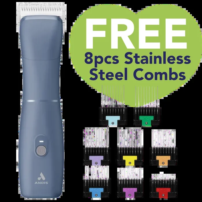Emerge Clipper Blue With a Free Comb Set by Andis