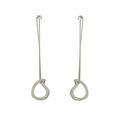Enchanting Sterling Silver Long Earrings